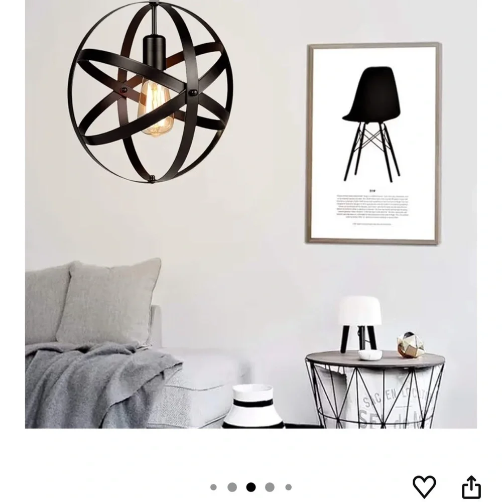 Black Modern Home Accent Lantern